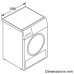 Asciugatrice Bosch Serie 4 a pompa di calore 8 kg WTH83008II Asciugatrice Bosch Serie 4 a pompa di calore 8 kg WTH83008II