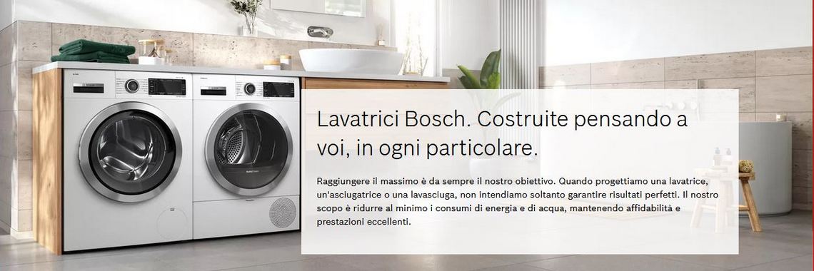 Bosch lavatrici